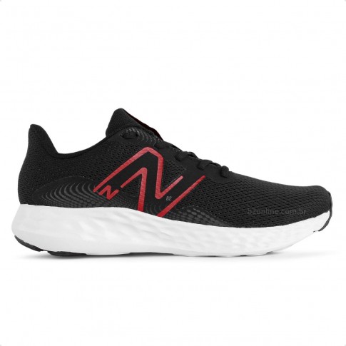 Tênis New Balance 411 V3 Masculino Preto / Vermelho