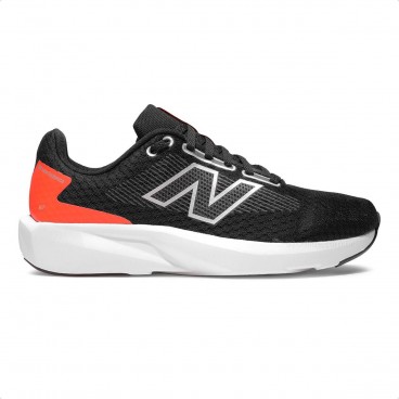 Tênis New Balance 413 V3 Masculino Preto / Coral