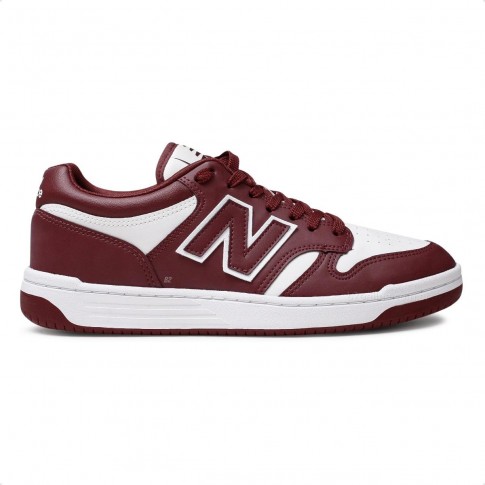 Tênis New Balance 480 Low Masculino Bordô / Branco