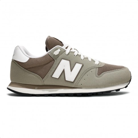 Tênis New Balance 500 V2 Masculino Marrom / Branco
