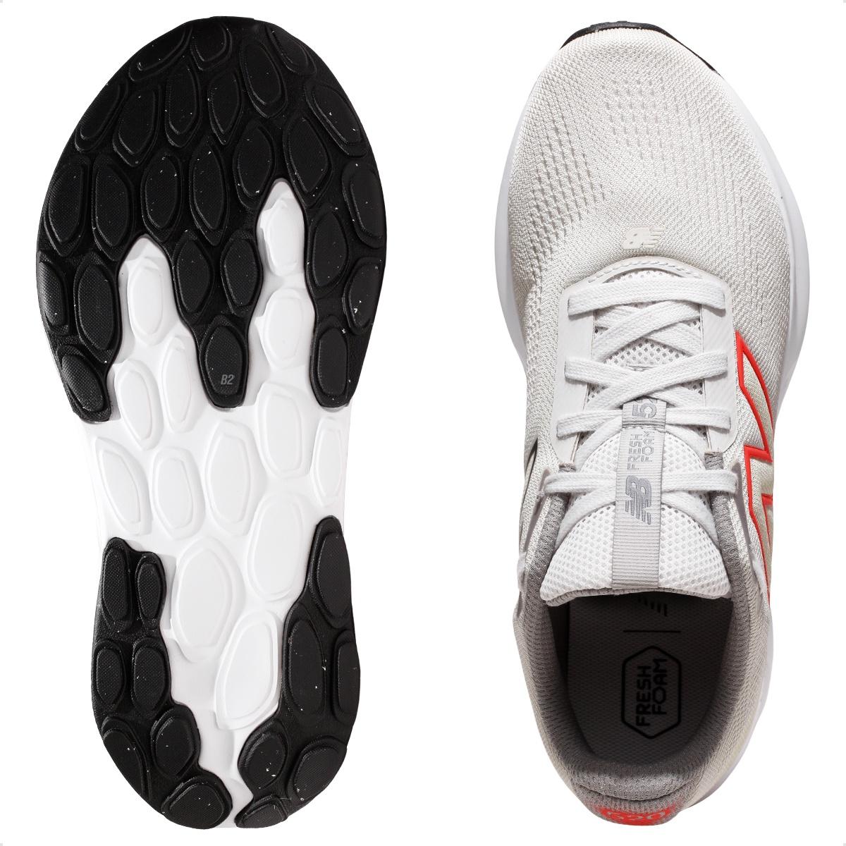 Tênis New Balance 520 V9 Masculino Cinza / Coral