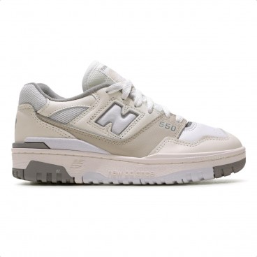 Tênis New Balance 550 Feminino Branco / Bege