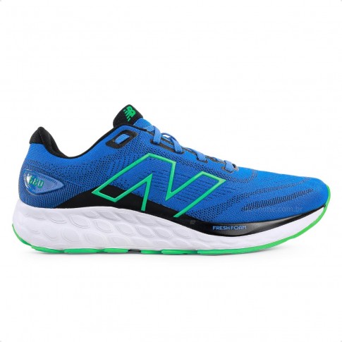 Tênis New Balance 680 V8 Masculino Azul / Verde