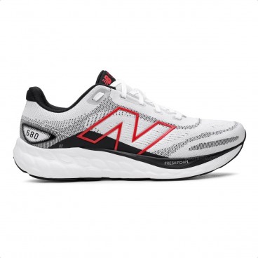 Tênis New Balance 680 V8 Masculino Branco / Vermelho