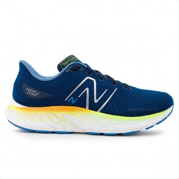 Tênis New Balance Evoz V3 Masculino Marinho / Verde