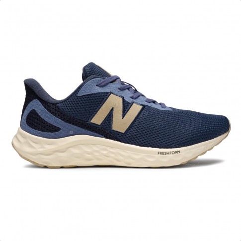 Tênis New Balance Fresh Foam Arishi V4 Masculino Azul / Bege