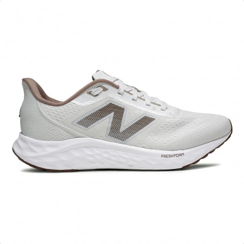Tênis New Balance Fresh Foam Arishi V4 Masculino Cinza / Marrom