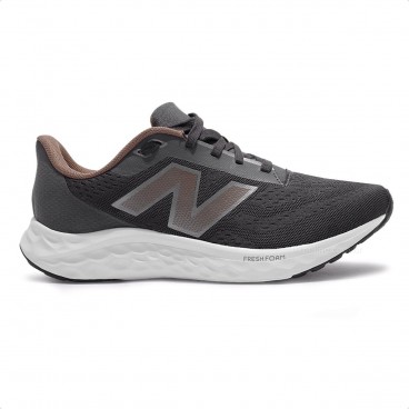 Tênis New Balance Fresh Foam Arishi V4 Masculino Grafite / Marrom