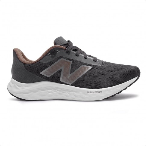 Tênis New Balance Fresh Foam Arishi V4 Masculino Grafite / Marrom