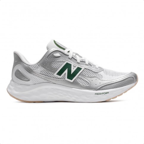 Tênis New Balance Fresh Foam Arishi V4 Masculino Prata / Branco