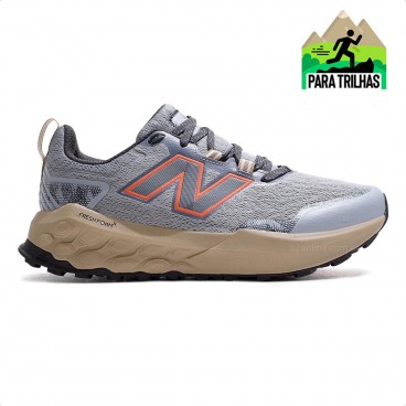 Tênis New Balance Fresh Foam Garoé V2 Masculino Cinza / Laranja