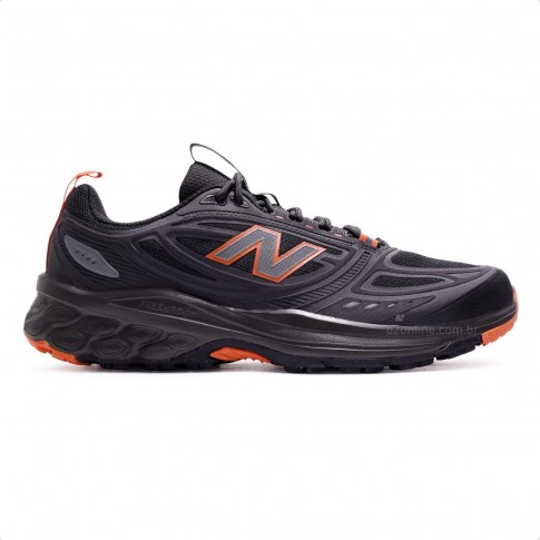 Tênis New Balance Fresh Foam X 410 V9 Masculino Preto / Laranja