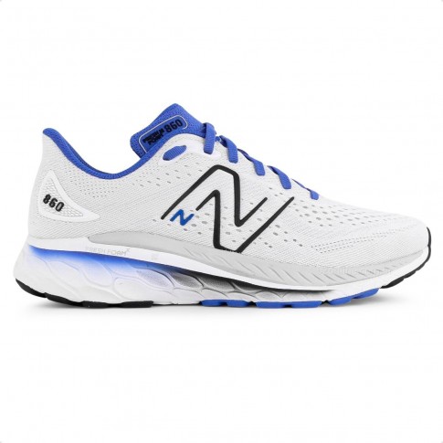 Tênis New Balance Fresh Foam X 860 V13 Masculino Branco / Azul