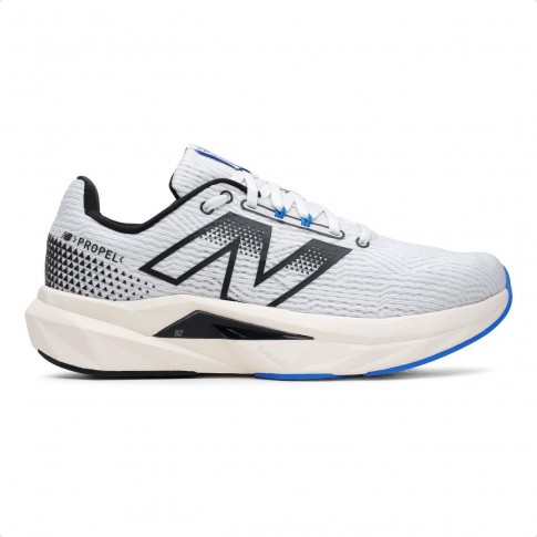 Tênis New Balance Fuelcell Propel V5 Masculino Branco / Preto