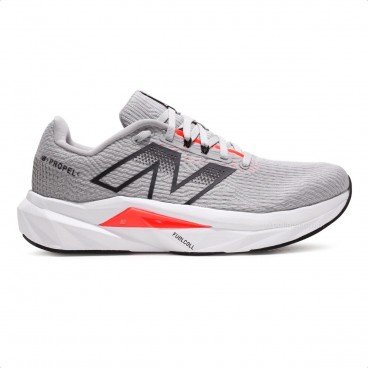 Tênis New Balance Fuelcell Propel V5 Masculino Cinza / Branco