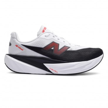 Tenis New Balance Fuelcell Rebel V5 Masculino Branco / Preto