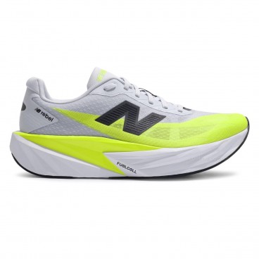 Tenis New Balance Fuelcell Rebel V5 Masculino Branco / Verde