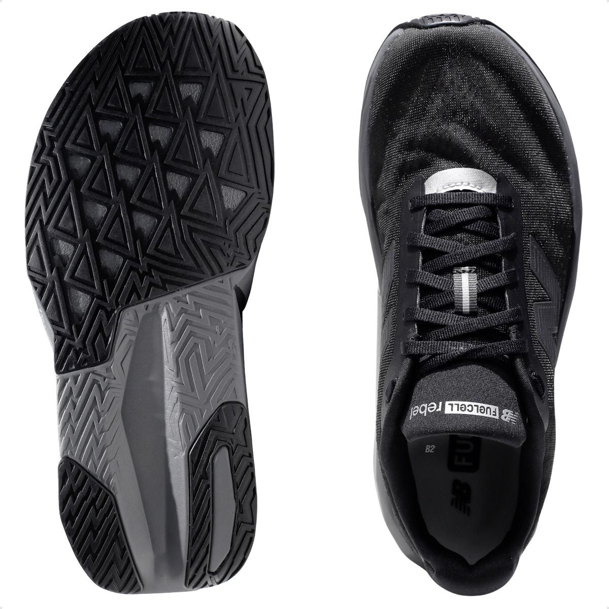 Tenis New Balance Fuelcell Rebel V5 Masculino Preto / Grafite
