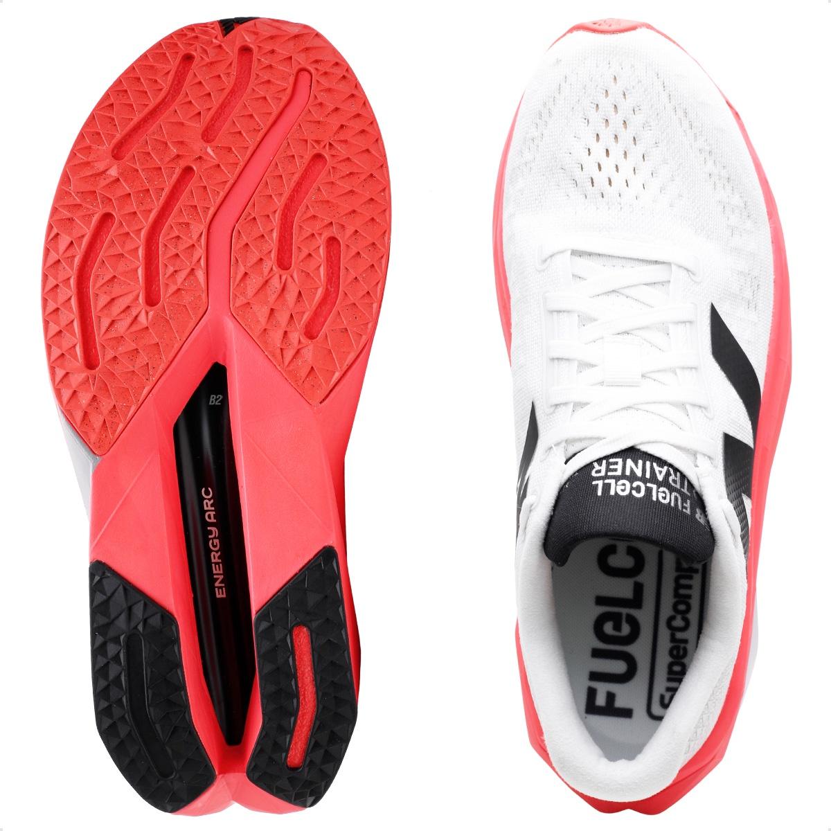 Tênis New Balance FuelCell Supercomp Trainer v3 Masculino Branco