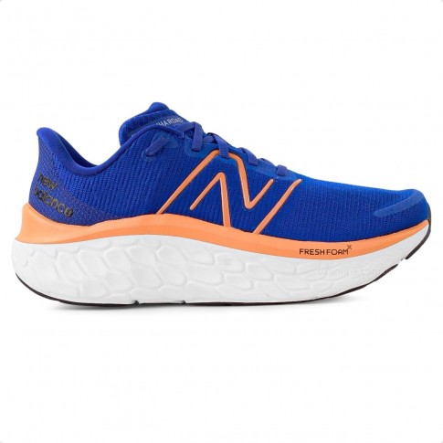 Tênis New Balance Kaiha Road Masculino Azul / Laranja