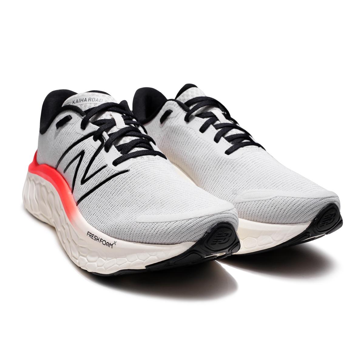 nabe190 13枚 Tênis New Balance Kaiha Road Masculino Cinza / Coral