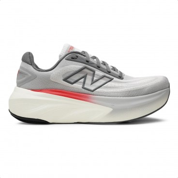 Tênis New Balance More V6 Masculino Cinza / Vermelho