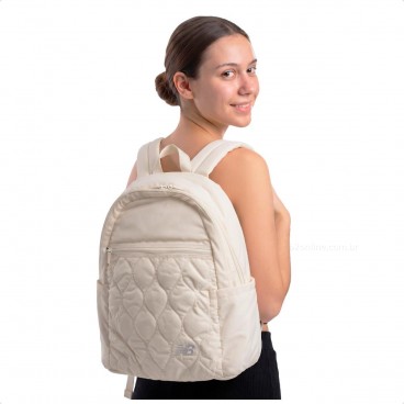 Mochila New Balance Yoga Lifestyle Unissex Bege
