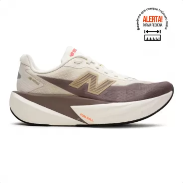 Tenis New Balance Fuelcell Rebel V5 Feminino Bege / Marrom
