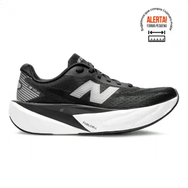Tenis New Balance Fuelcell Rebel V5 Feminino Preto / Branco