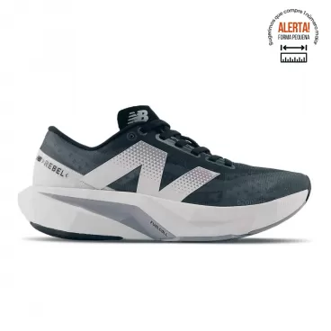 Tenis New Balance Fuelcell Rebel V4 Masculino Grafite / Preto