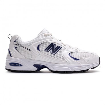 Tênis New Balance 530 Unissex Branco / Azul Marinho