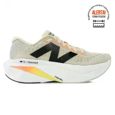 Tênis New Balance FuelCell Supercomp Trainer v3 Masculino Bege / Preto