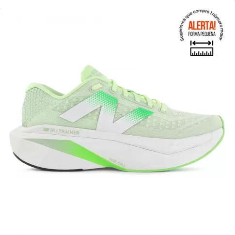 Tênis New Balance FuelCell Supercomp Trainer v3 Masculino Verde Claro