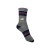 Meias New Balance Listras Canelada Cano Alto Unisex Cinza / Azul