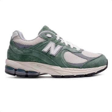 Tênis New Balance 2002r Unissex verde / bege