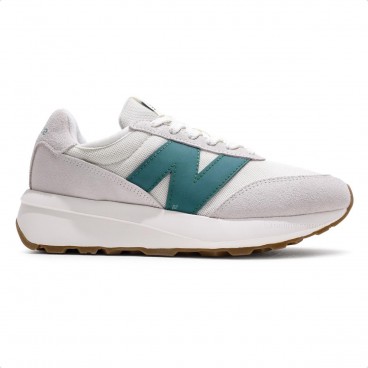 Tênis New Balance 370v1 Unissex Cinza / Verde