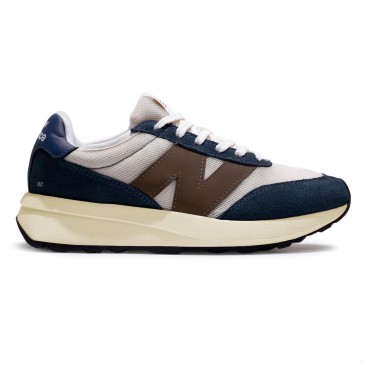 Tênis New Balance 370v1 Unissex Marinho / Marrom