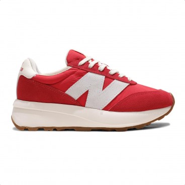 Tênis New Balance 370v1 Unissex Vermelho / Branco