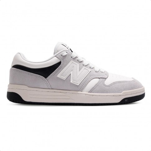Tênis New Balance 480 Low Unissex Cinza / Bege