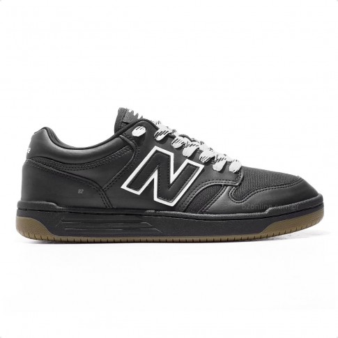 Tênis New Balance 480 Low Unissex Preto / Marrom