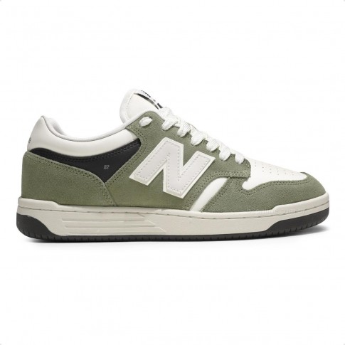 Tênis New Balance 480 Low Unissex Verde / Branco