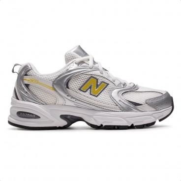 Tênis New Balance 530 Unissex Prata / Amarelo