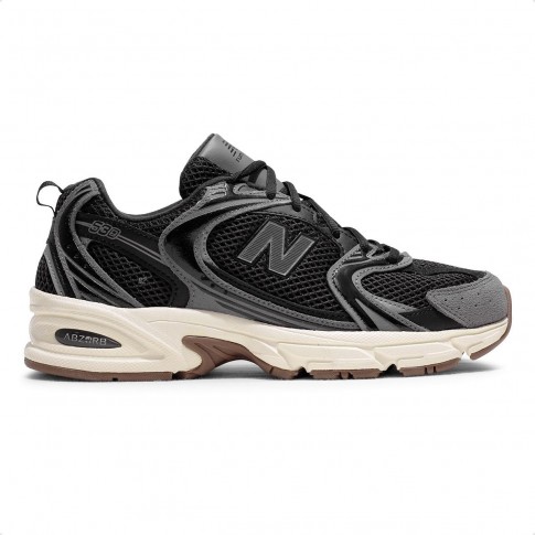 Tênis New Balance 530 Unissex Preto / Cinza