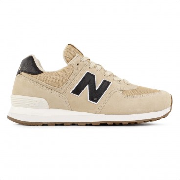 Tênis New Balance 574 V2 Unissex Bege / Preto