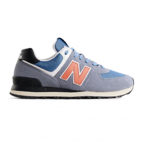 Tênis New Balance 574 V2 Unissex Cinza / Azul