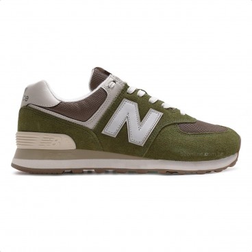 Tênis New Balance 574 V2 Unissex Verde / Marrom