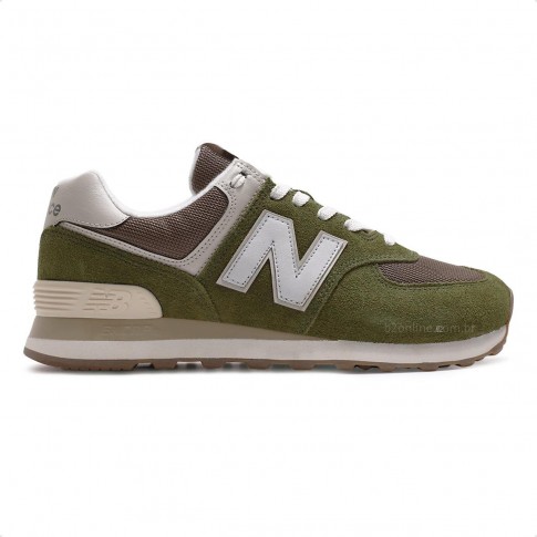 Tênis New Balance 574 V2 Unissex Verde / Marrom