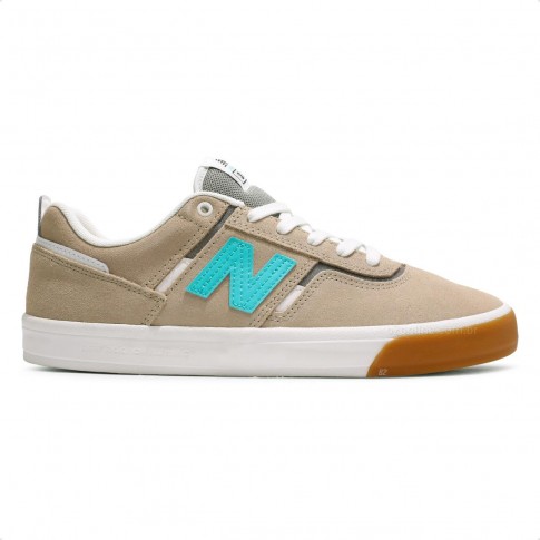 Tênis New Balance Nb Numeric Jaime Foy 306c Unissex Bege / Azul Claro