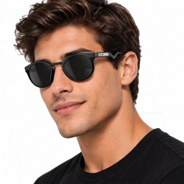Óculos de Sol Oakley HSTN Unissex Preto