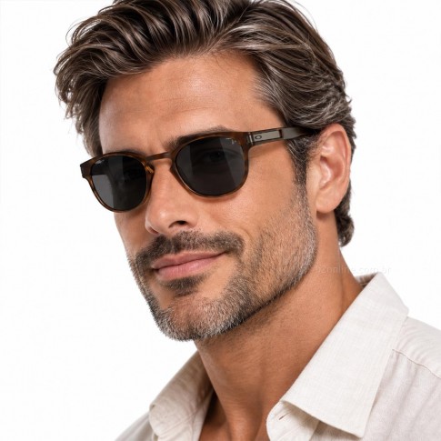 Óculos de Sol Oakley Latch Unissex Marrom / Preto